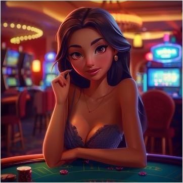 Poker table interface displaying community cards and player hand positions